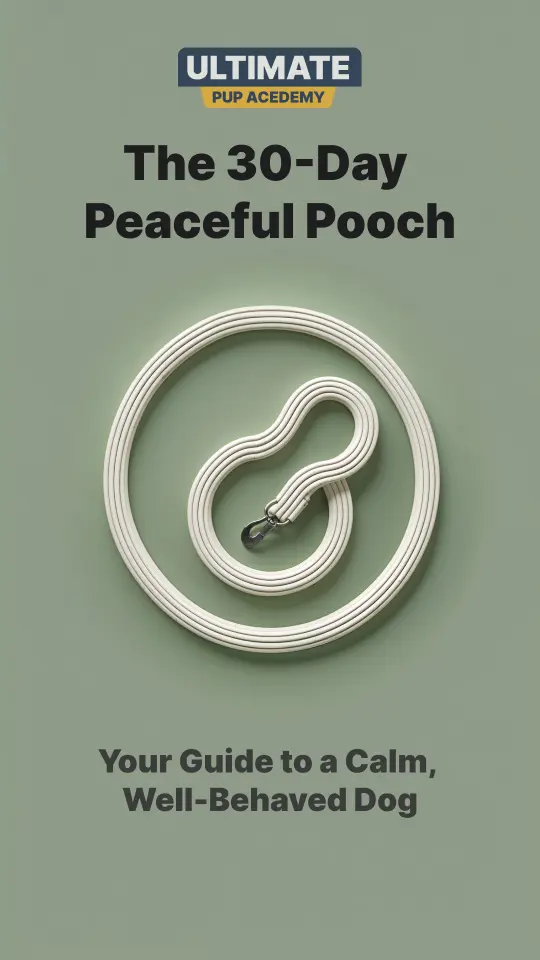 Book Cover for the 30 day peaceful pooch